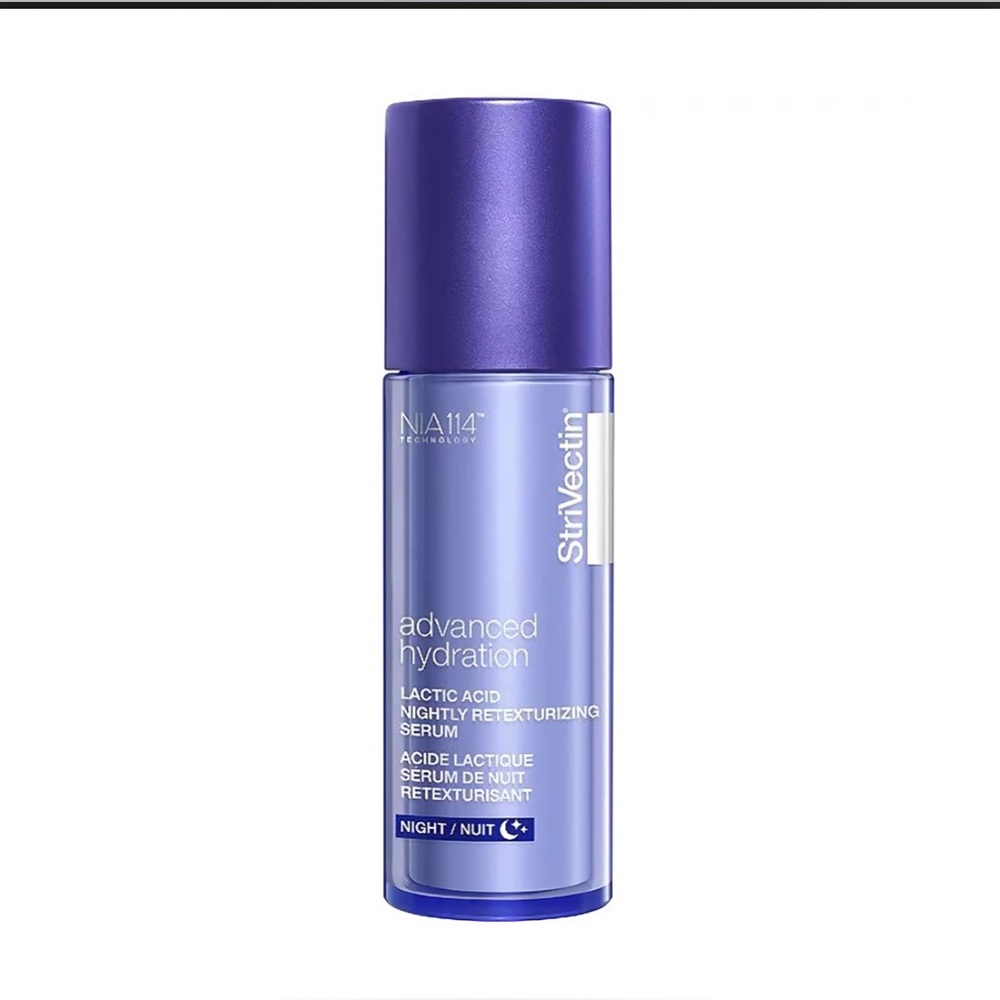 NIB StriVectin advanced hydration Lactic Acid Nightly Retexturizing Serum